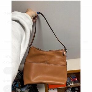 Brown Leather Shoulder Bag and matching wallet